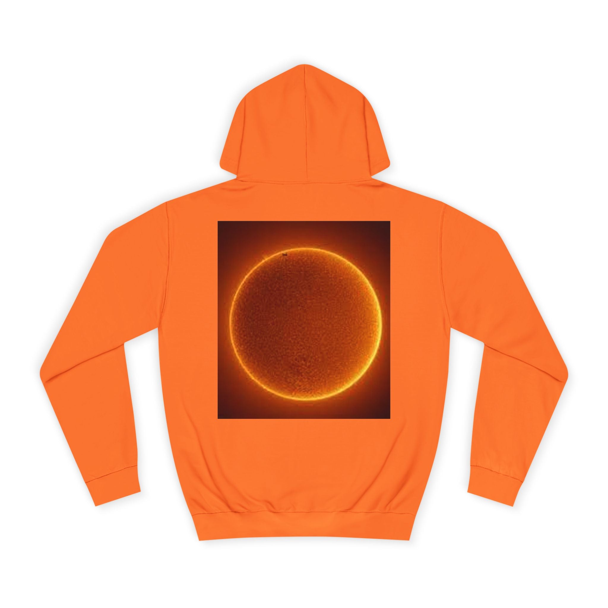 Fiery Solar Ring Hoodie | Sun Eclipse Graphic, Space Astronomy Sweatshirt