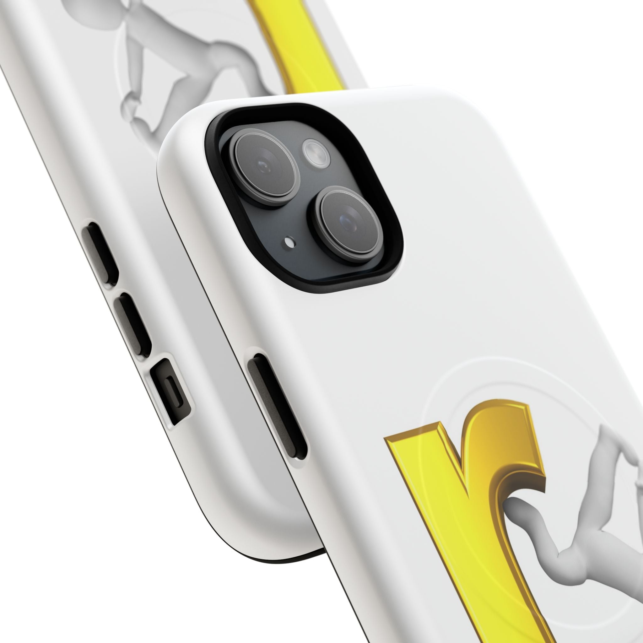 Yellow Letter R Breakdance Phone Case | Tough Magnetic Case