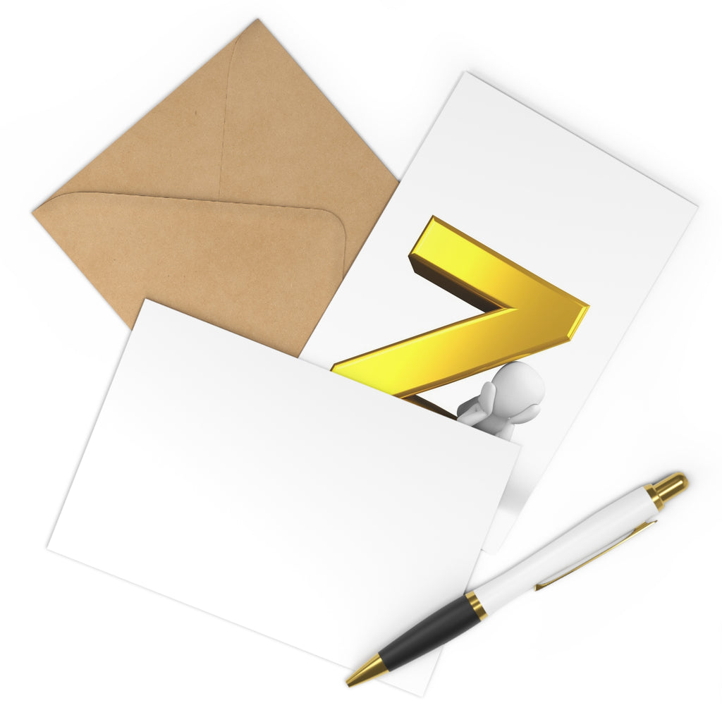 Letter Z Postcards (7 pcs)