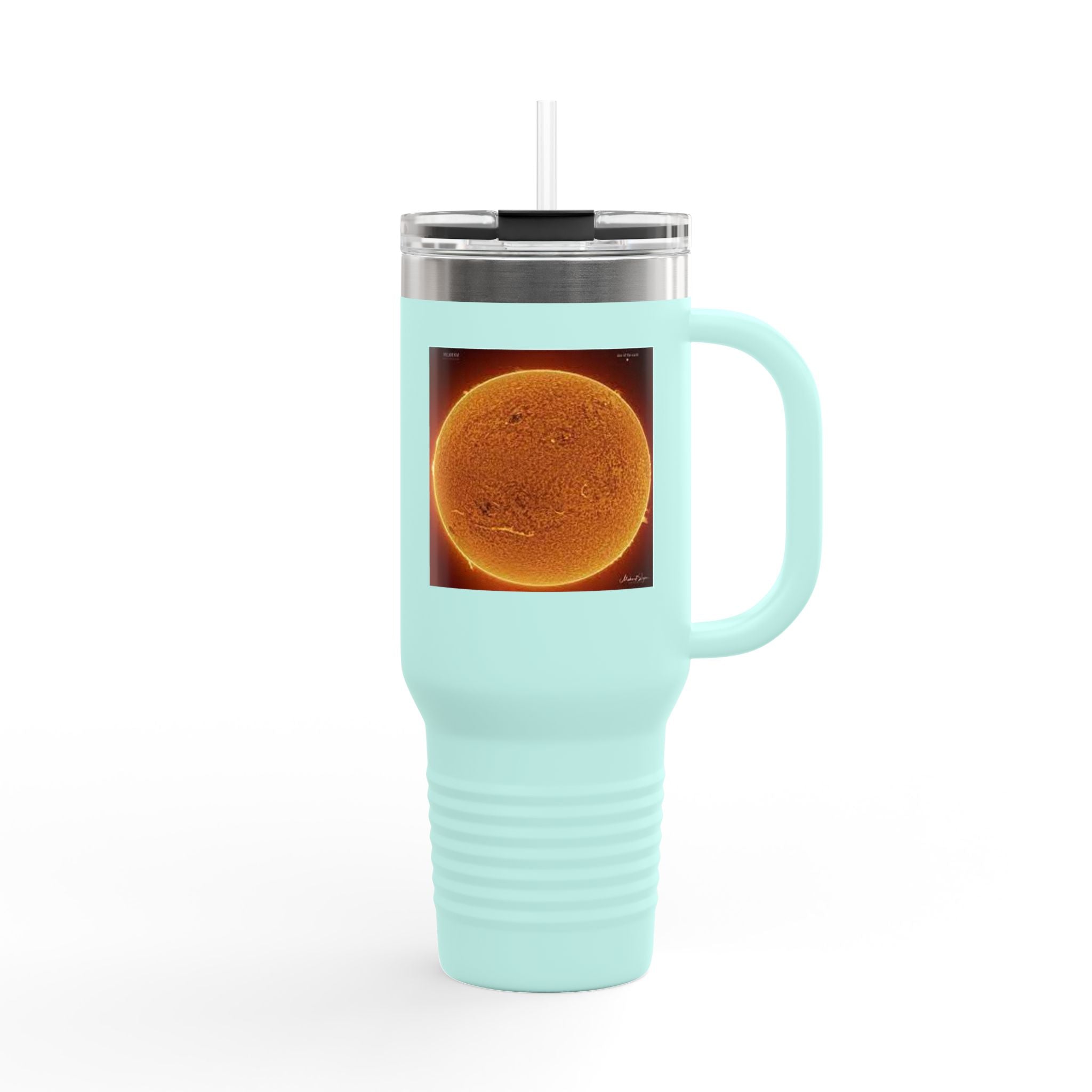Sun Photo Travel Mug 40oz | Solar Disc Stainless Insulated Tumbler