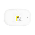 Yellow Letter R Kickstick Phone Sanitizer and Wireless Charging Pad