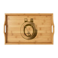 Letter Ö Bamboo Serving Tray | Engraved Nautical Scuba Design