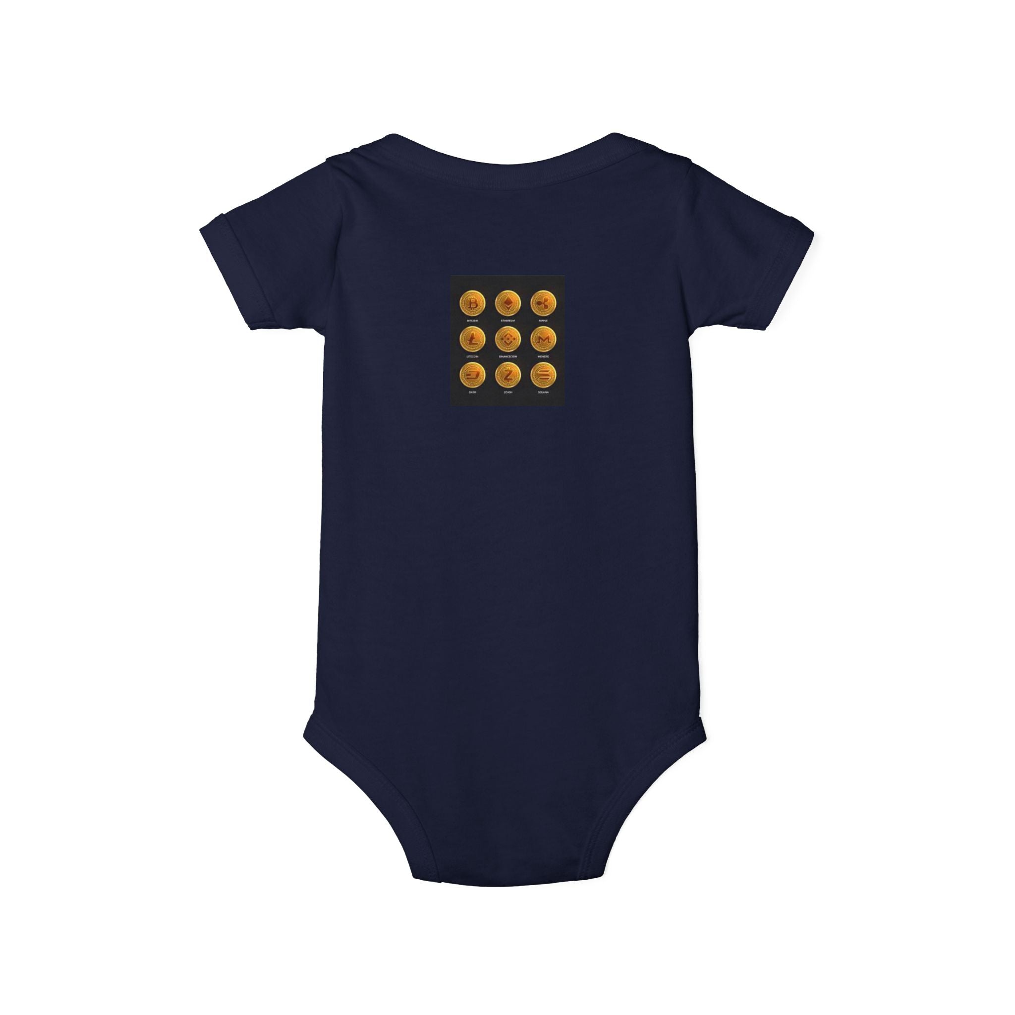 Cryptocurrency Coins Infant One Piece | Fall Baby Bodysuit