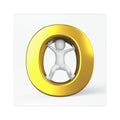 3D Gold O Letter with Stick Figure Car Magnet | Alphabet Monogram Magnet