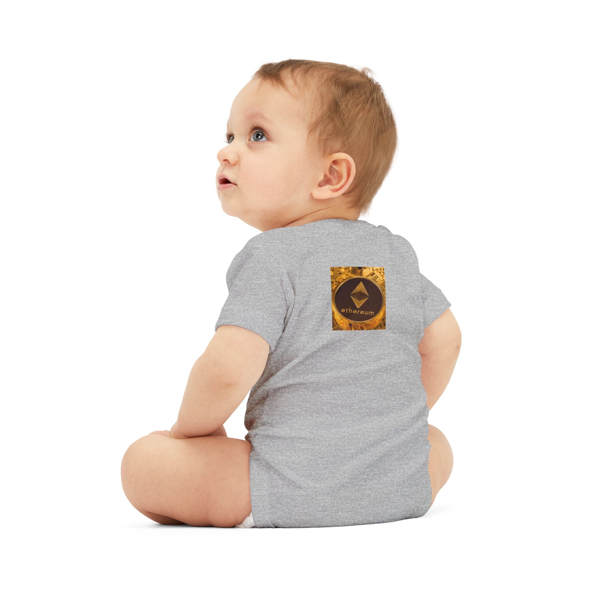 Ethereum Logo Infant Onesie | Crypto Baby Bodysuit