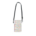 Alphabet Blocks Small Cell Phone Wallet | Crossbody Phone Pouch