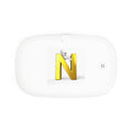 Gold Letter N Monogram UV Phone Sanitizer and Wireless Charging Pad | Personalized Initial