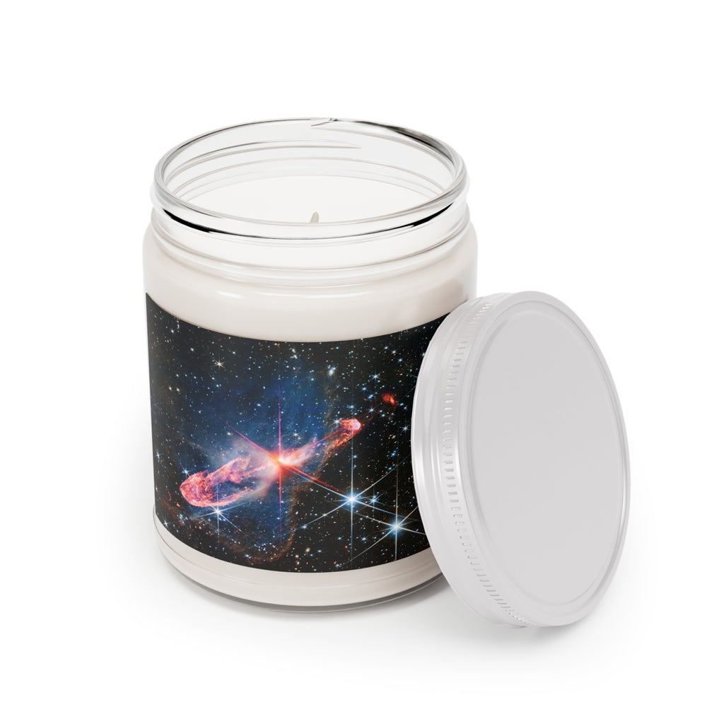 Cosmic Nebula Space Art Candle | Soy Wax Candle