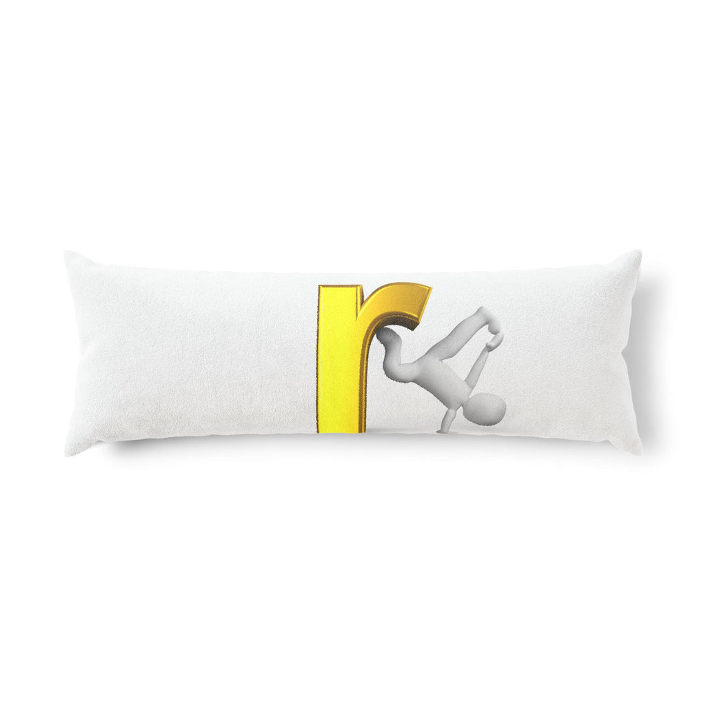 Body Pillow | 3D Gold Letter R