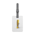 Gold Exclamation Mark Luggage Tag | Rectangle Saffiano Polyester