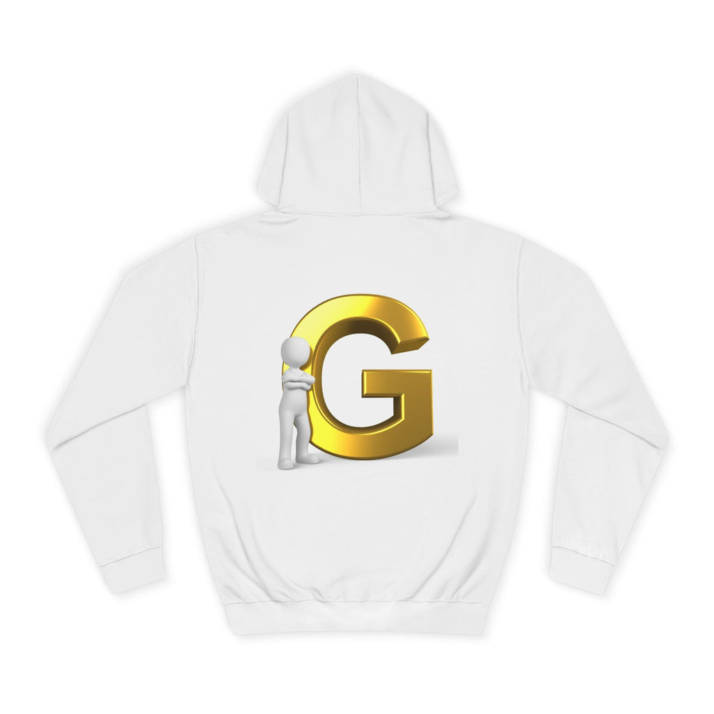 Gold Letter G Hoodie | Initial G Monogram sweatshirt
