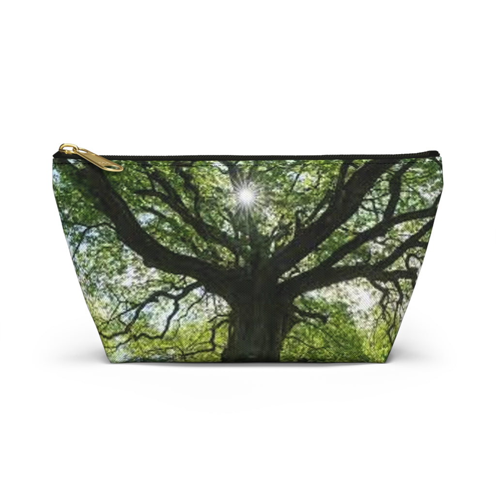 Sunlit Oak Tree Accessory Pouch | T-Bottom Makeup Bag