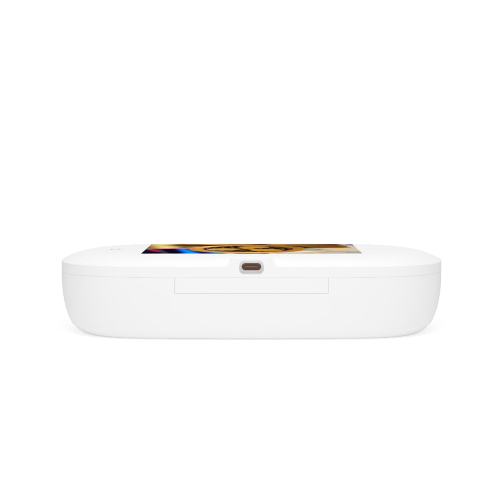 Ripple Coin Design UV Phone Sanitizer and Wireless Charging Pad