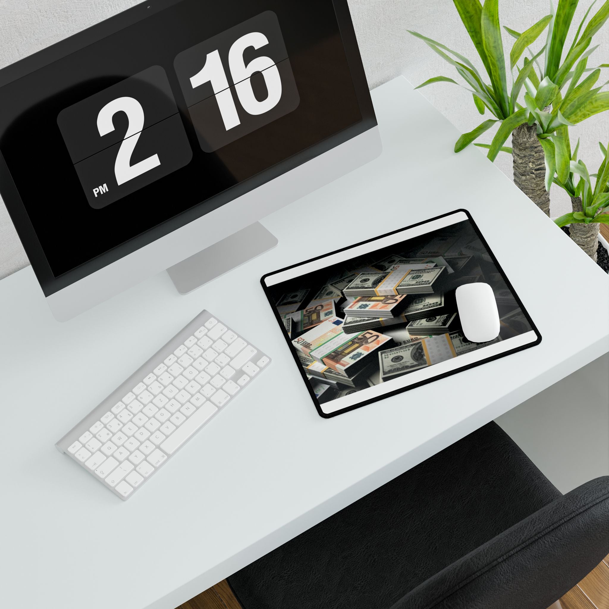 Stacks of Money Desk Mat | Cash Pile Gaming Mouse Pad
