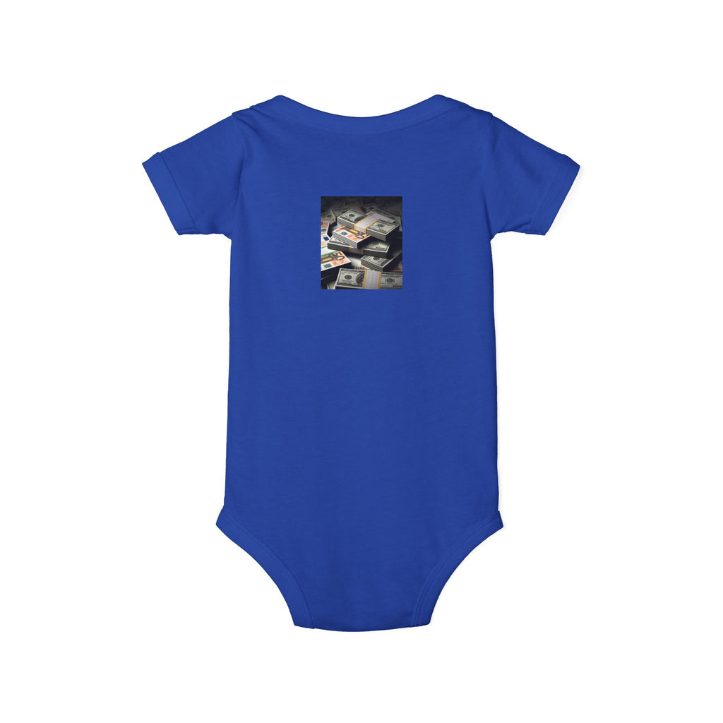 Stack Of Cash Infant Onesie | Baby Bodysuit Photography Print