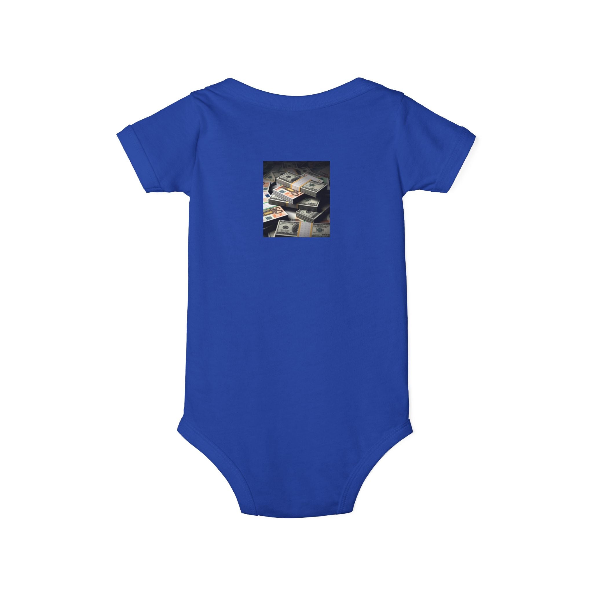 Stack Of Cash Infant Onesie | Baby Bodysuit Photography Print