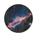 Cosmic Nebula Round Rug | Galaxy Space Stars Floor Mat