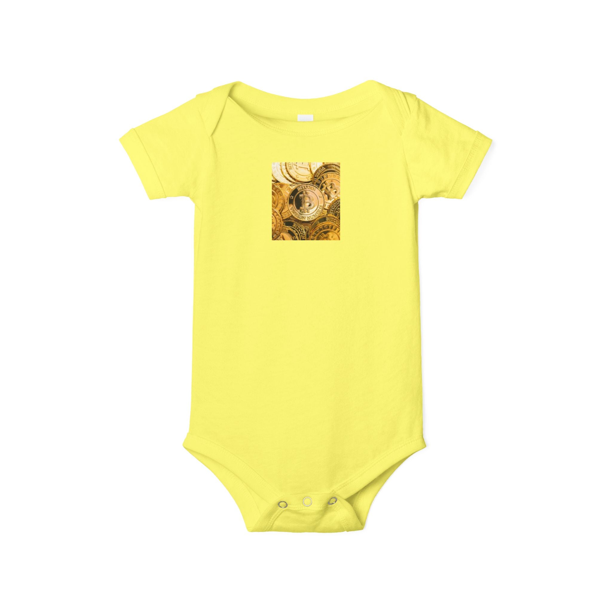 Body bébé Bitcoin Cryptocurrency | Body bébé floral pour chambre de bébé