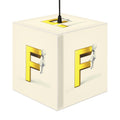 Climbing F Letter Light Cube Lamp | Alphabet Nightlight, Kids Room Decor