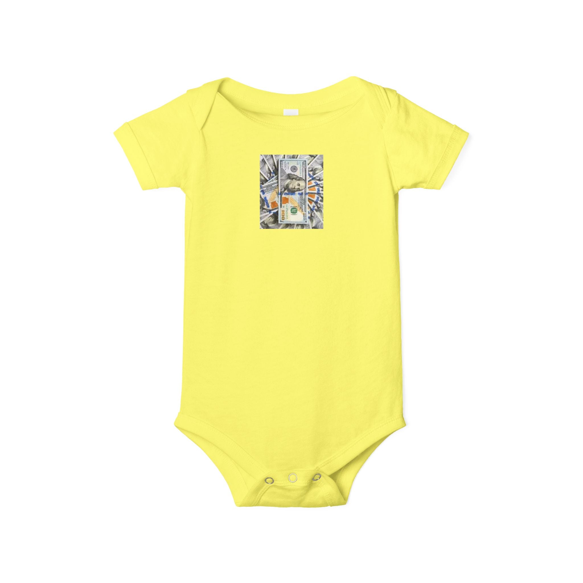 Grenouillère bébé Money Infant Jersey | Body bébé art moderne