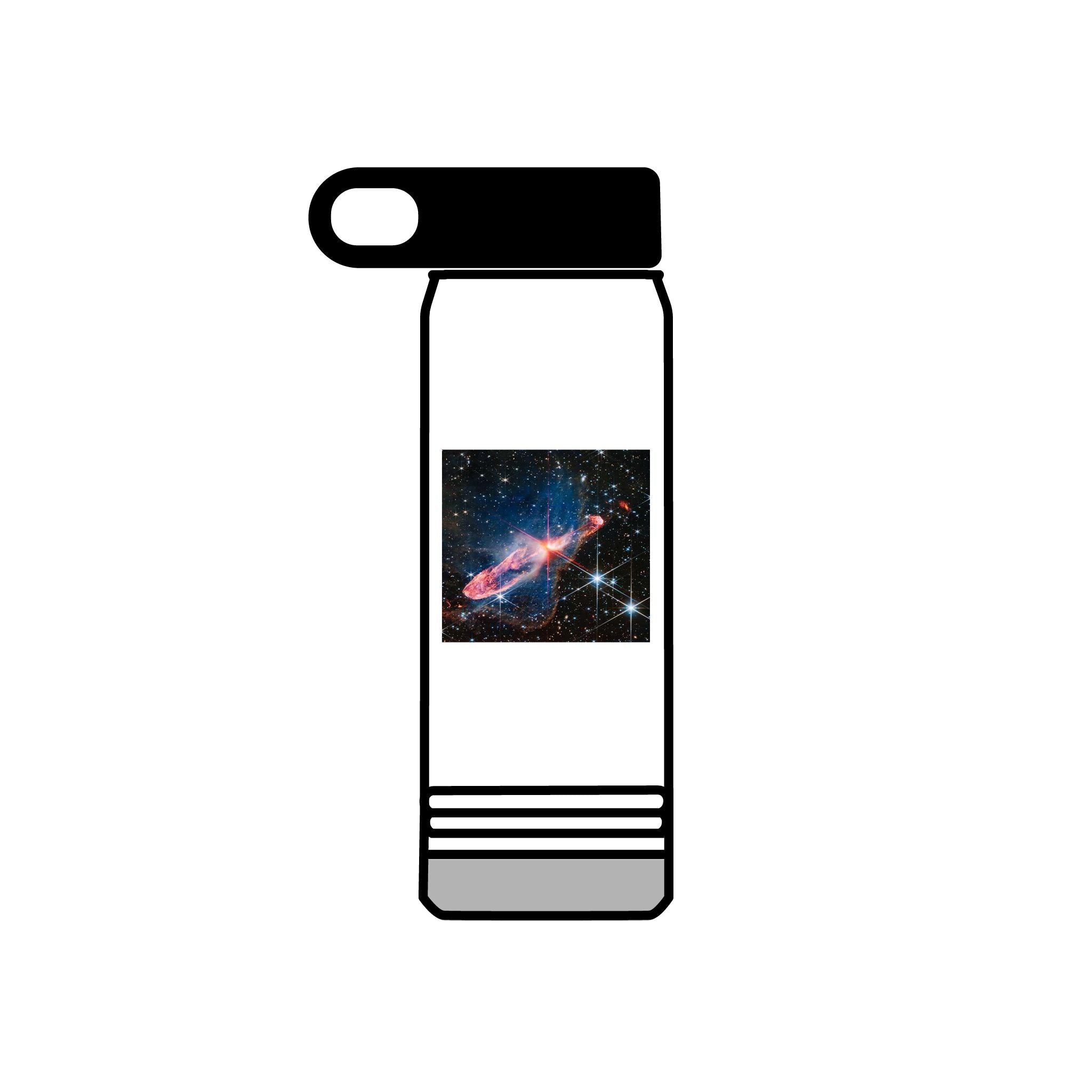 Bouteille d'eau Galaxie Nébuleuse | Bouteille de voyage isotherme de 600 ml