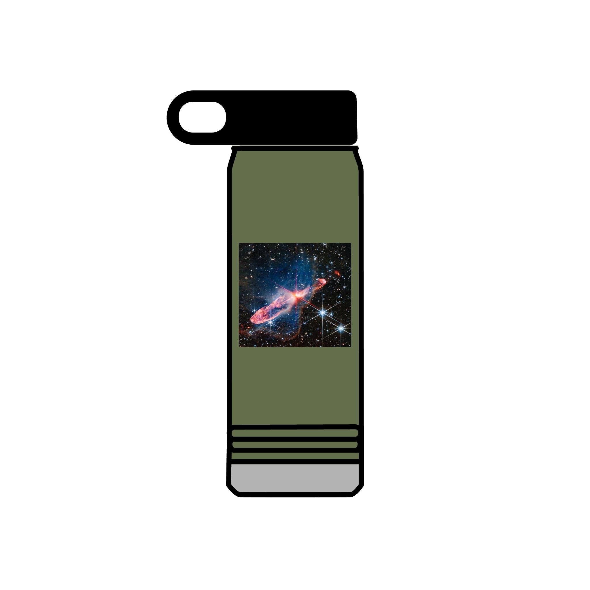 Bouteille d'eau Galaxie Nébuleuse | Bouteille de voyage isotherme de 600 ml