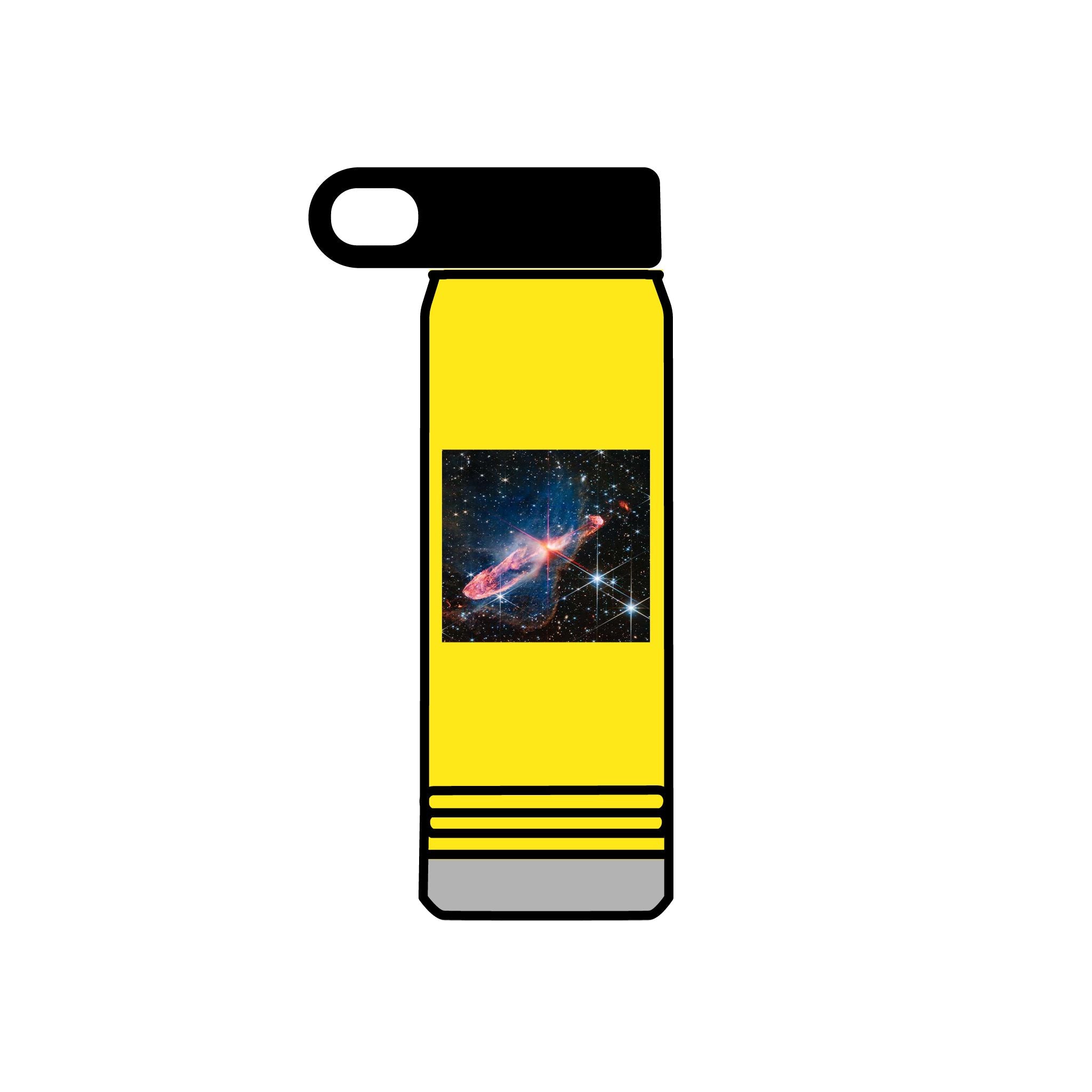 Bouteille d'eau Galaxie Nébuleuse | Bouteille de voyage isotherme de 600 ml