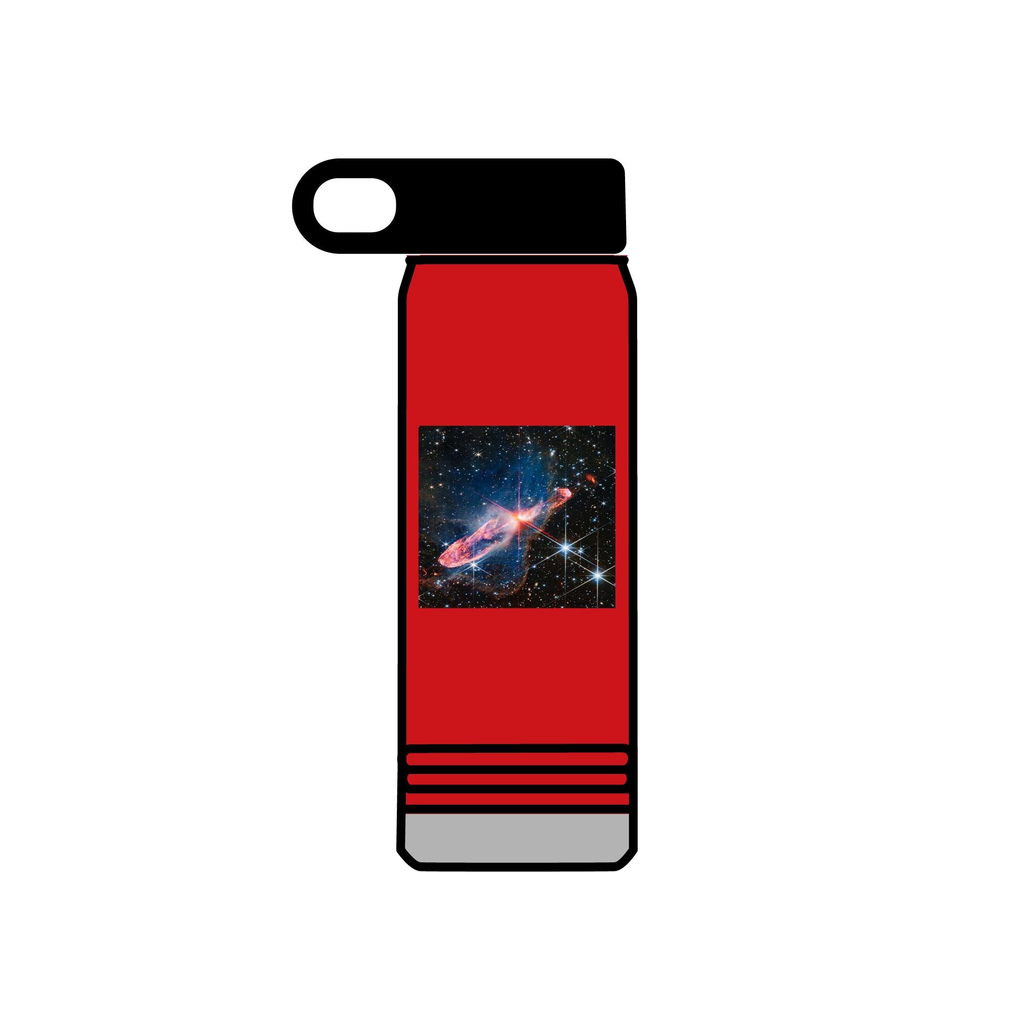 Bouteille d'eau Galaxie Nébuleuse | Bouteille de voyage isotherme de 600 ml