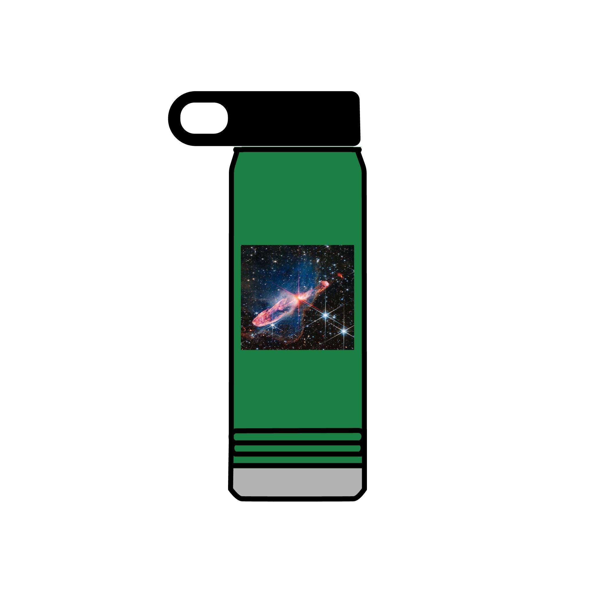 Bouteille d'eau Galaxie Nébuleuse | Bouteille de voyage isotherme de 600 ml