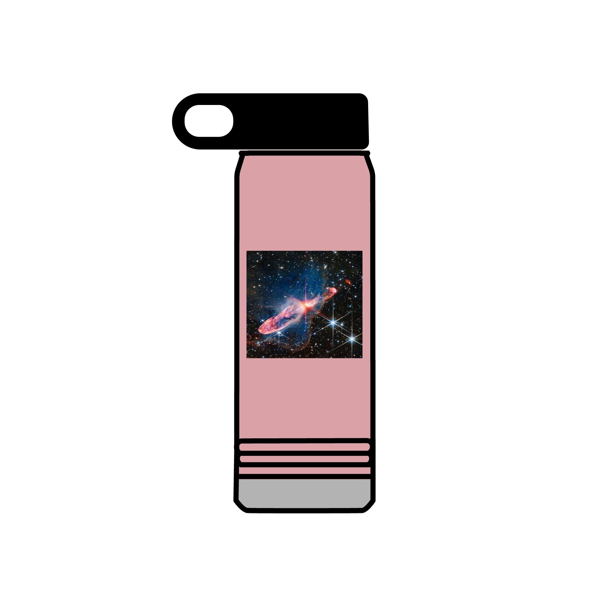 Bouteille d'eau Galaxie Nébuleuse | Bouteille de voyage isotherme de 600 ml
