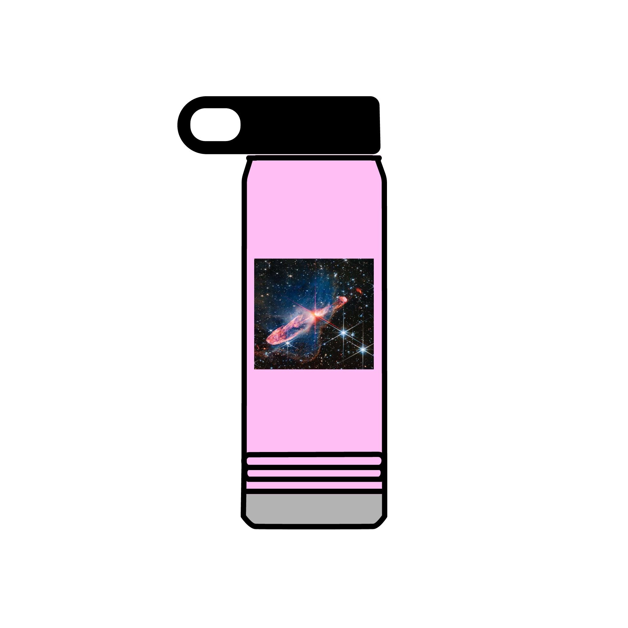 Bouteille d'eau Galaxie Nébuleuse | Bouteille de voyage isotherme de 600 ml