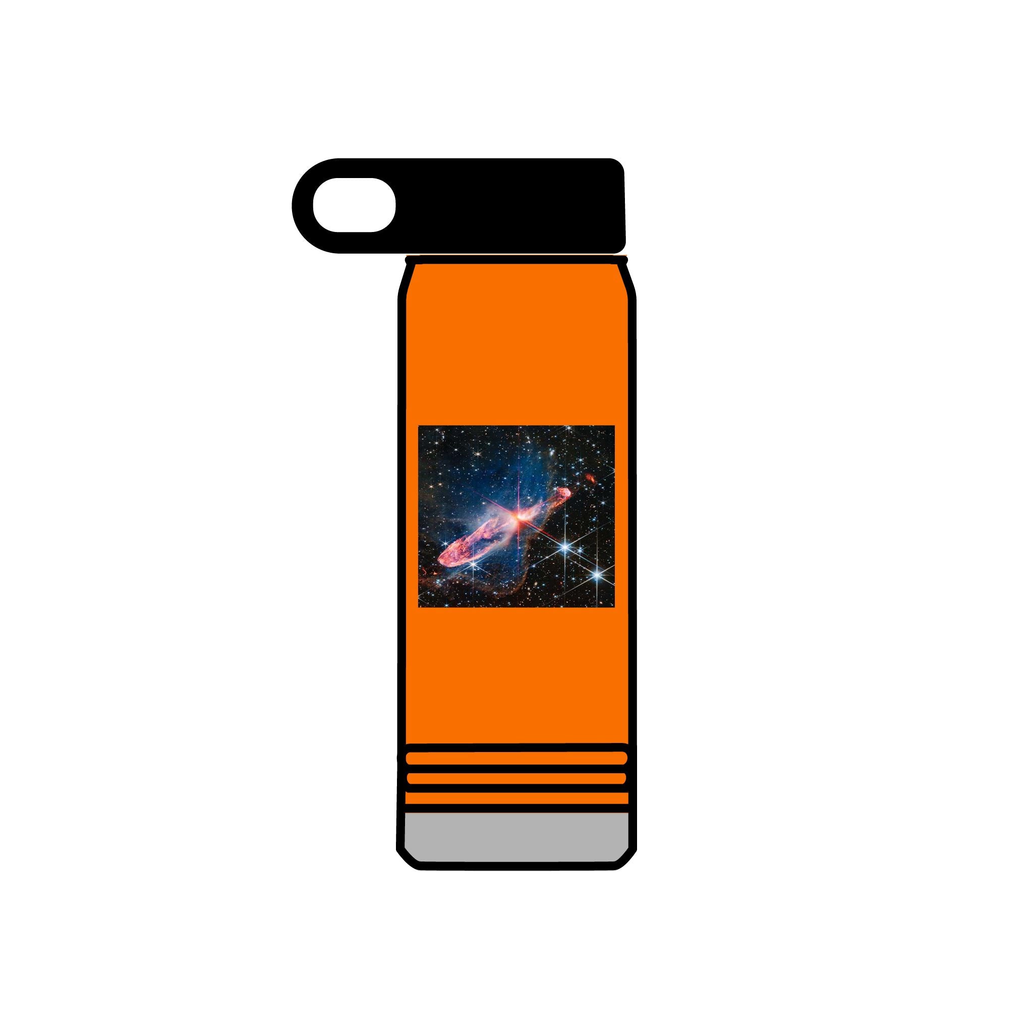 Bouteille d'eau Galaxie Nébuleuse | Bouteille de voyage isotherme de 600 ml