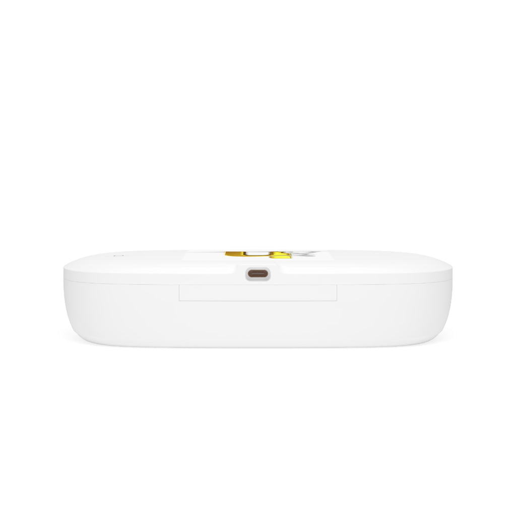 Gold Letter H Design UV Phone Sanitizer and Wireless Charging Pad
