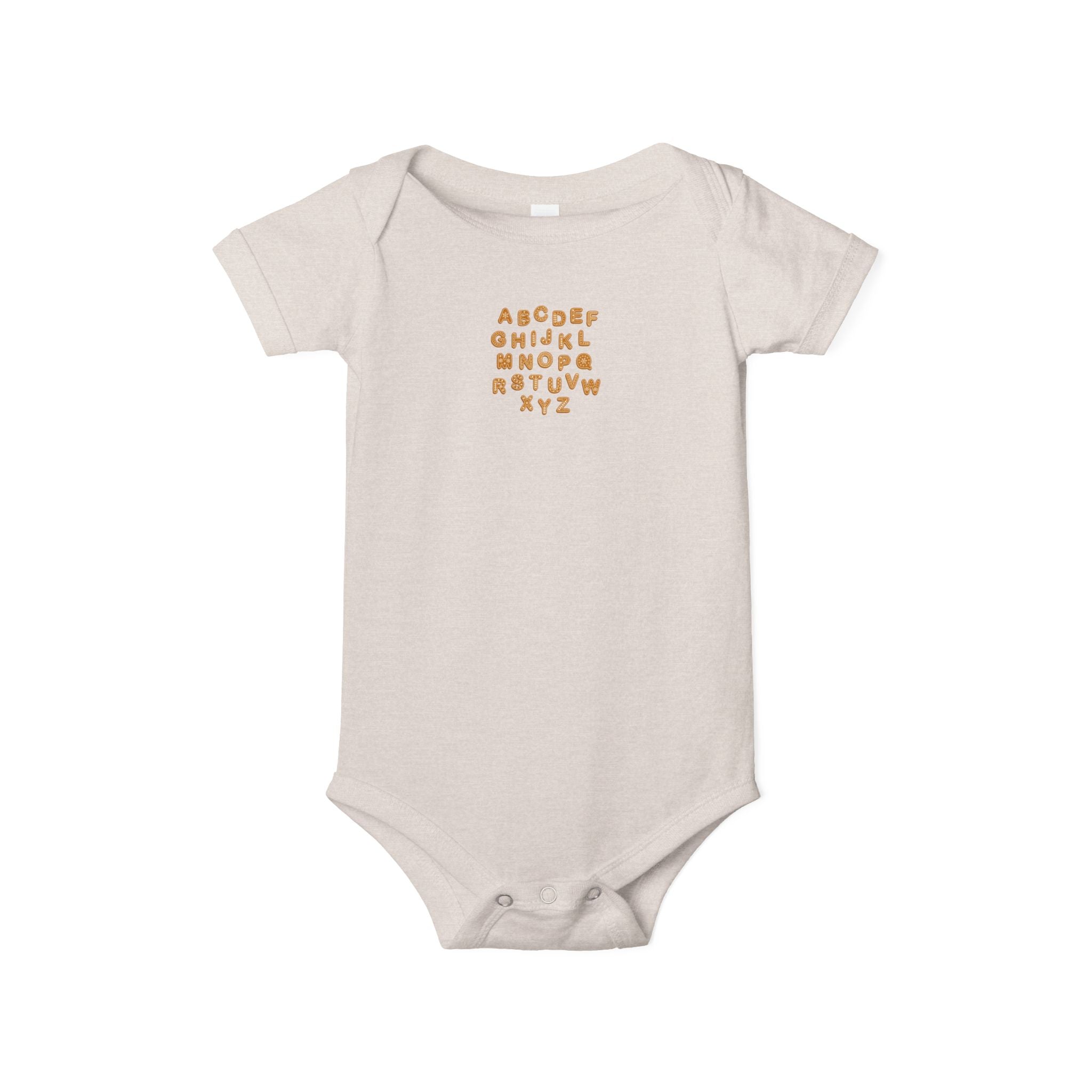 Body de bébé alphabétique manuscrit | Grenouillère