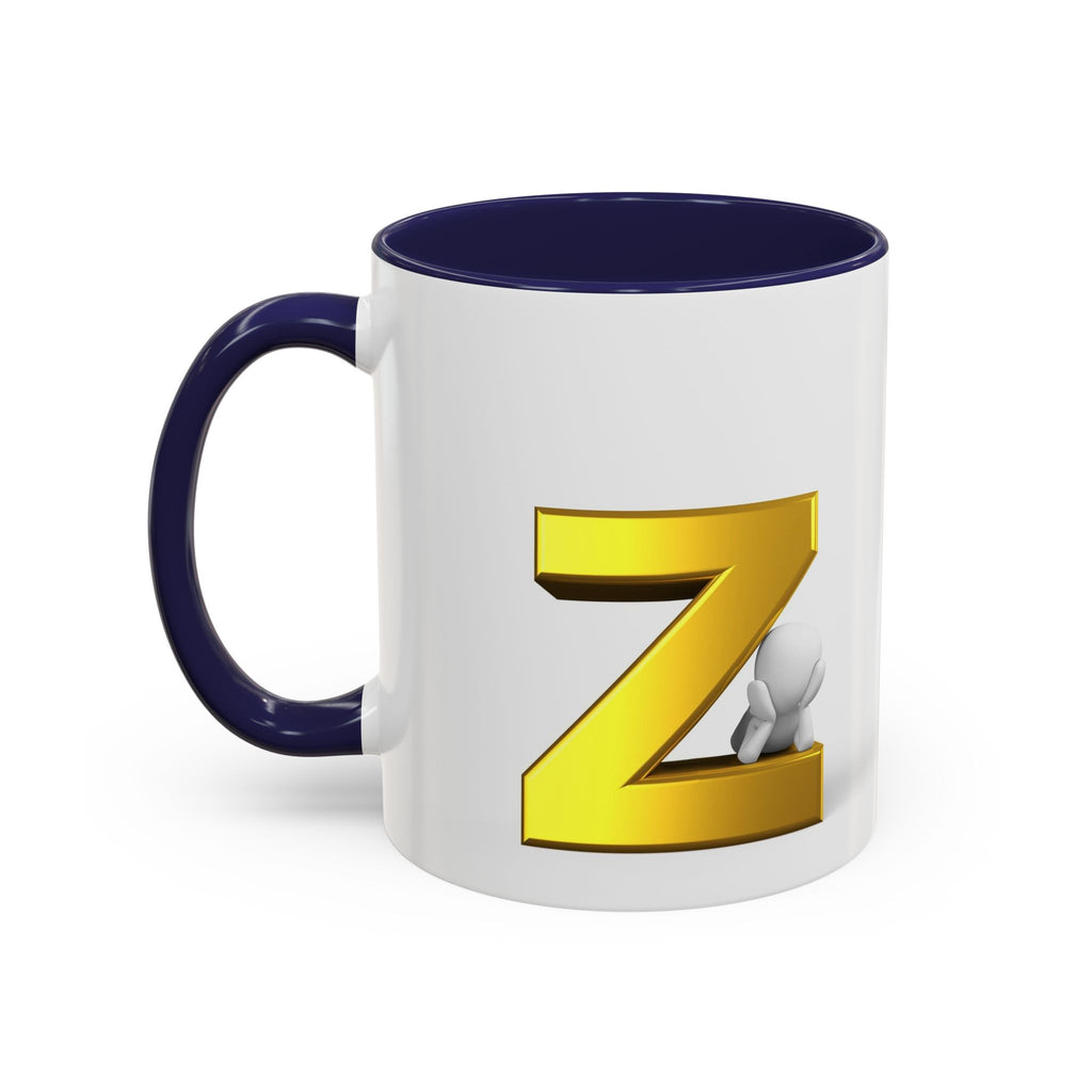Gold Letter Z Initial Mug | Accent Coffee Mug 11oz or 15oz