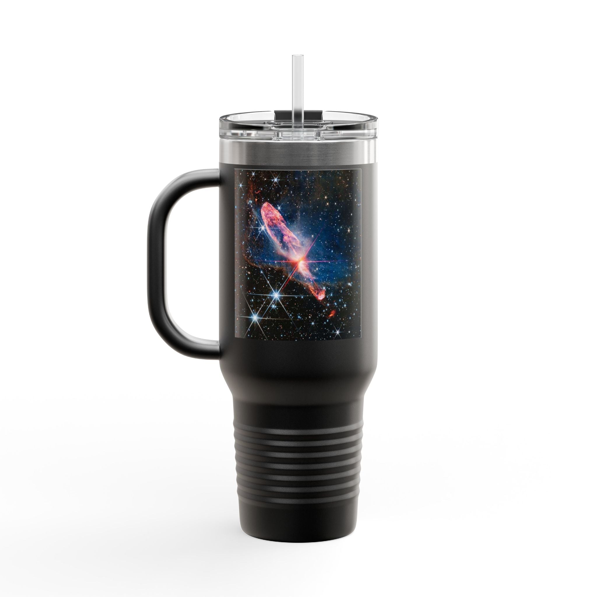 Cosmic Nebula with Stars 40oz Travel Mug | Space Galaxy Insulated Tumbler