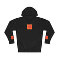 Orange Phoenix Pixel Art Hoodie | Square Chest & Sleeve Patch