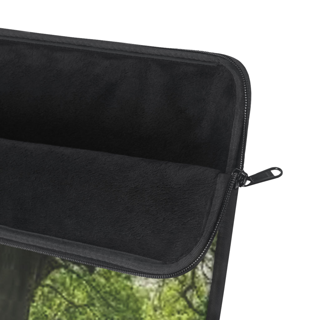 Sunlit Oak Tree Laptop Sleeve | Nature Forest Photography