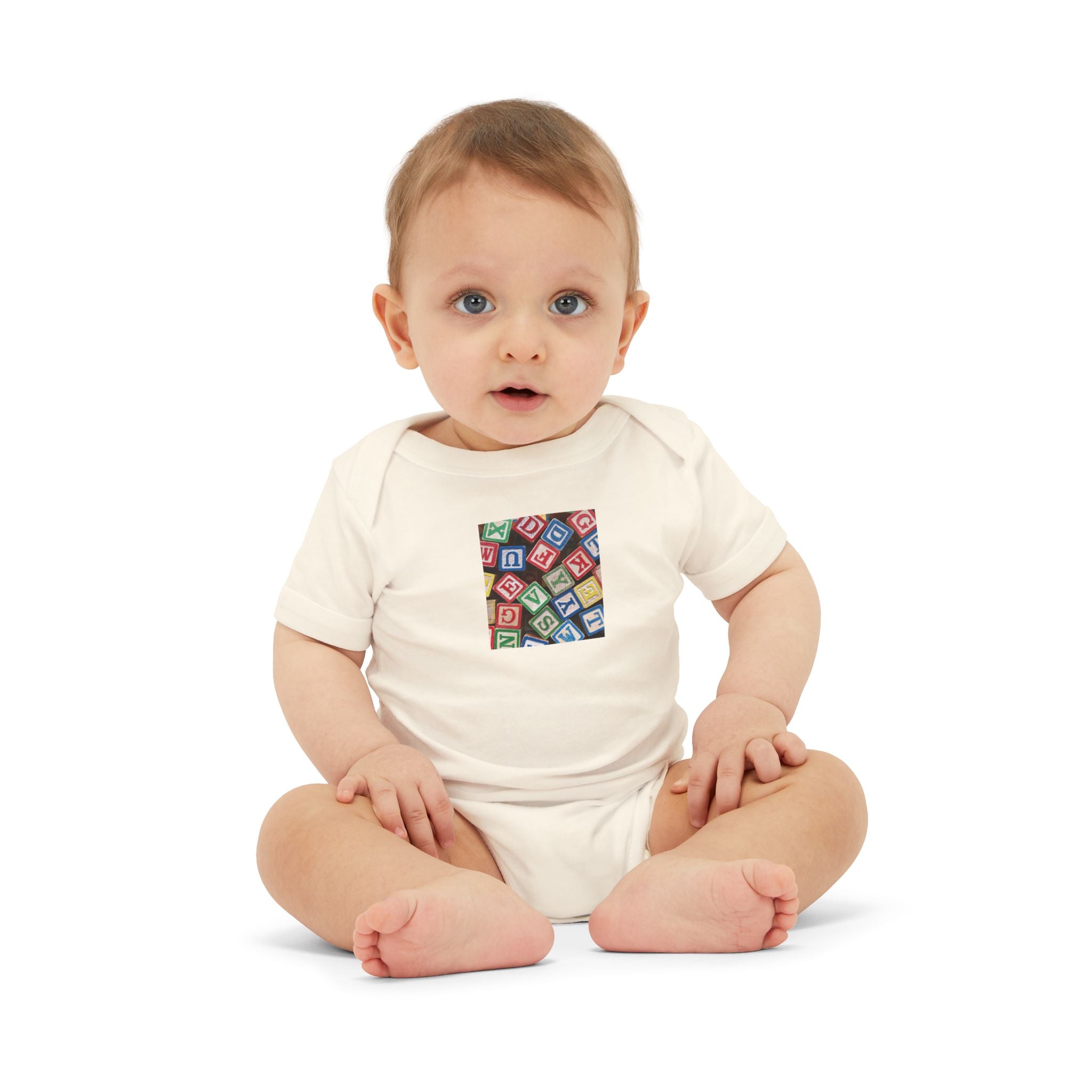 Colorful Alphabet Blocks Infant One Piece | Baby Bodysuit