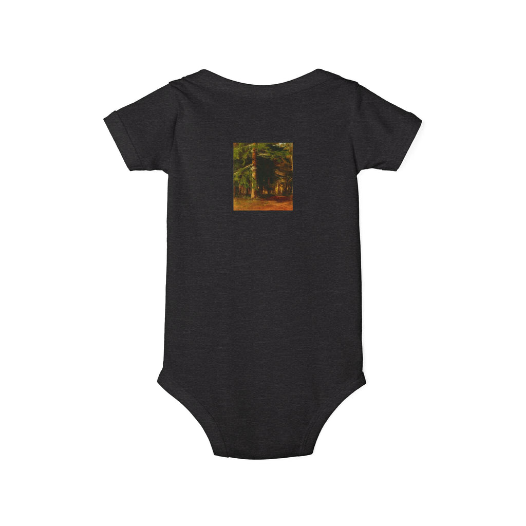 Woodland Forest Illustration Infant Onesie | Baby Bodysuit