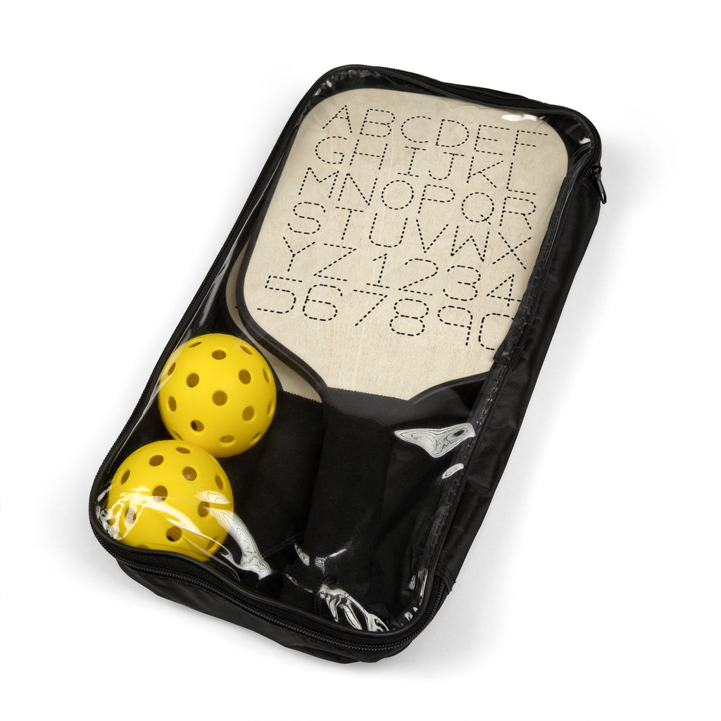 Alphabet Pattern Pickleball Paddle | Pickleball Kit