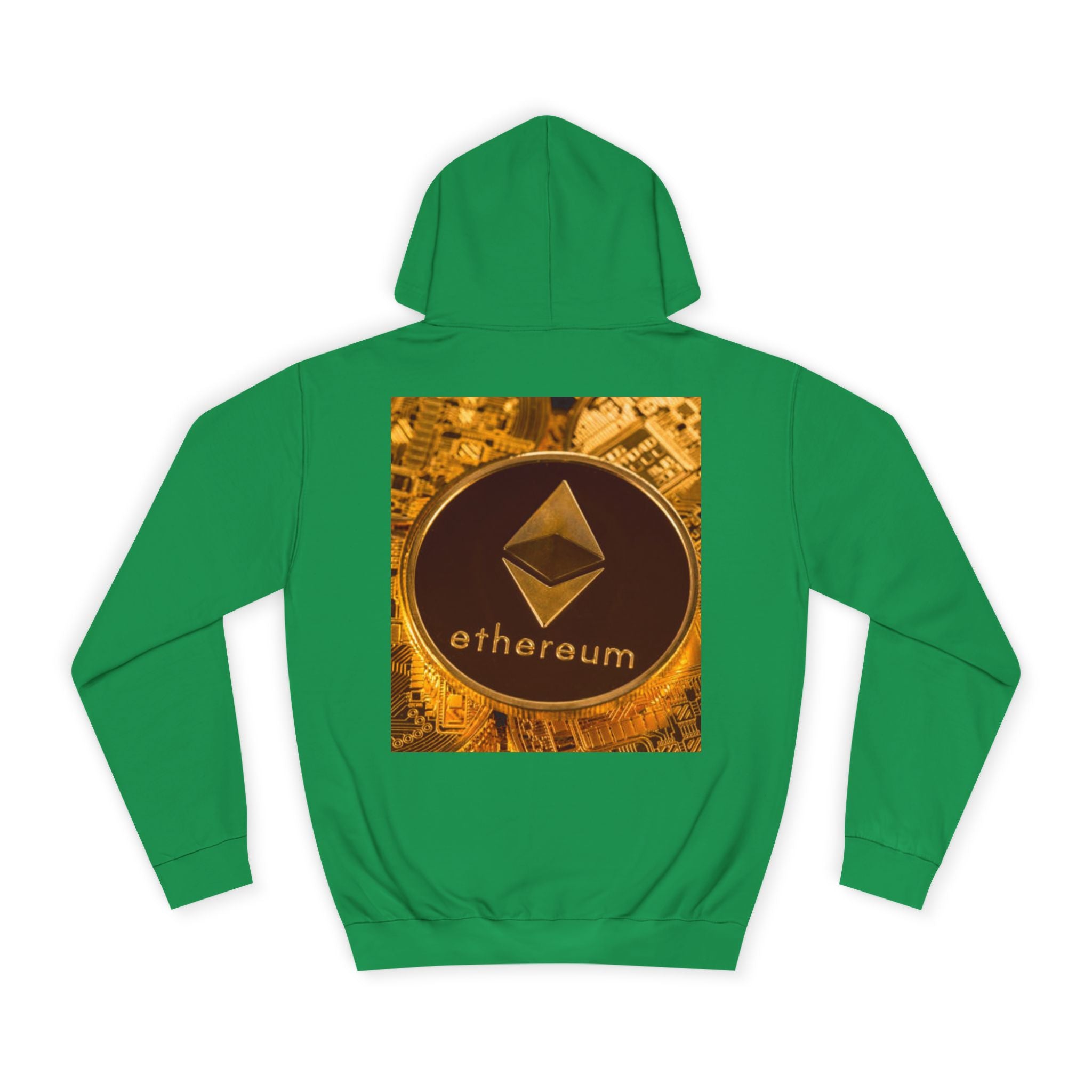 Ethereum Coin Hoodie | Crypto Logo Sweatshirt, Blockchain Design
