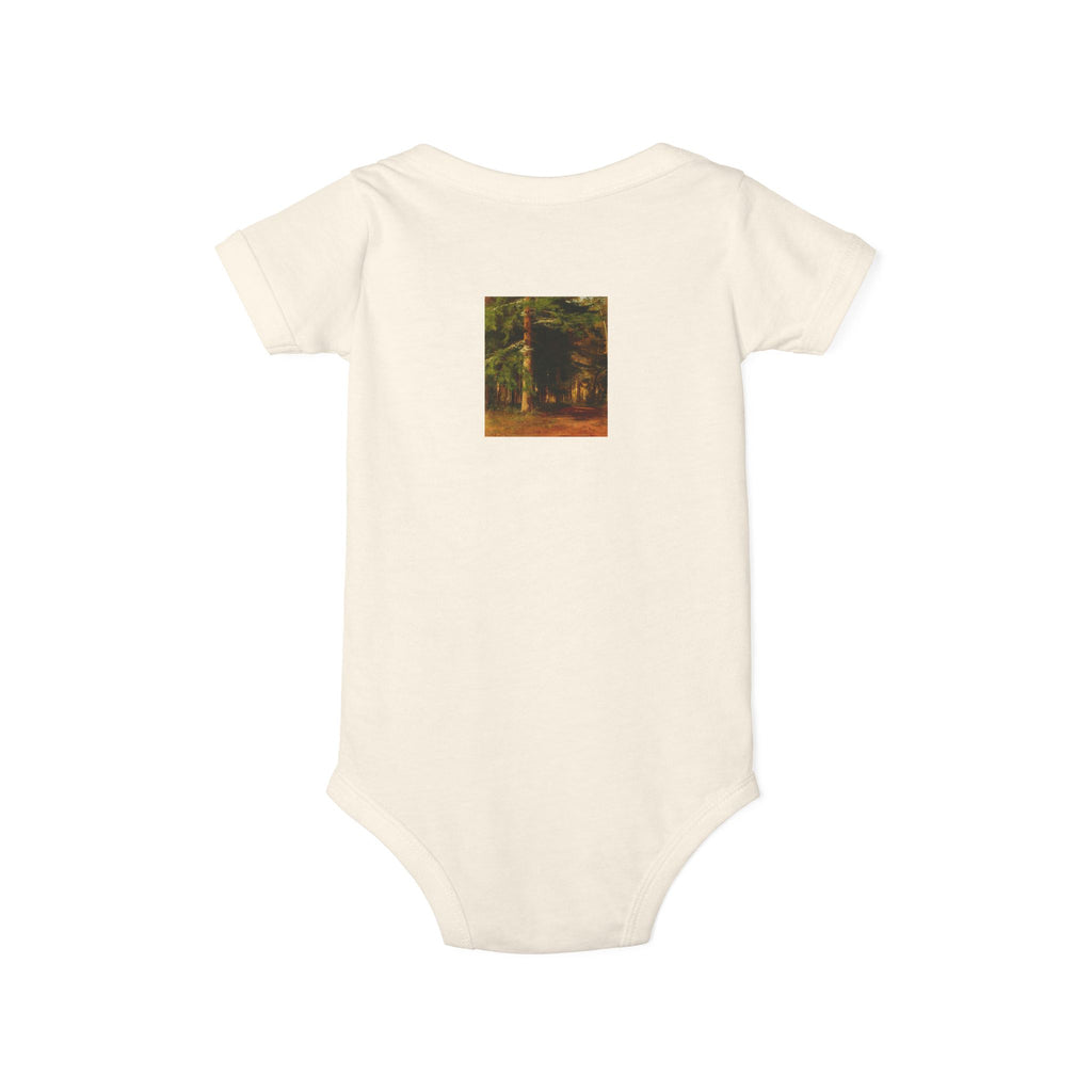 Woodland Forest Illustration Infant Onesie | Baby Bodysuit