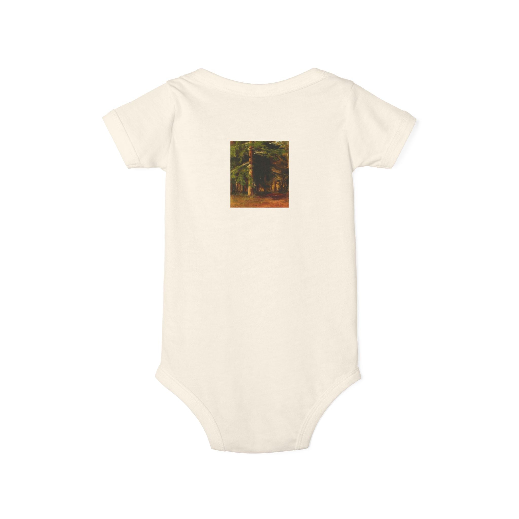 Woodland Forest Illustration Infant Onesie | Baby Bodysuit