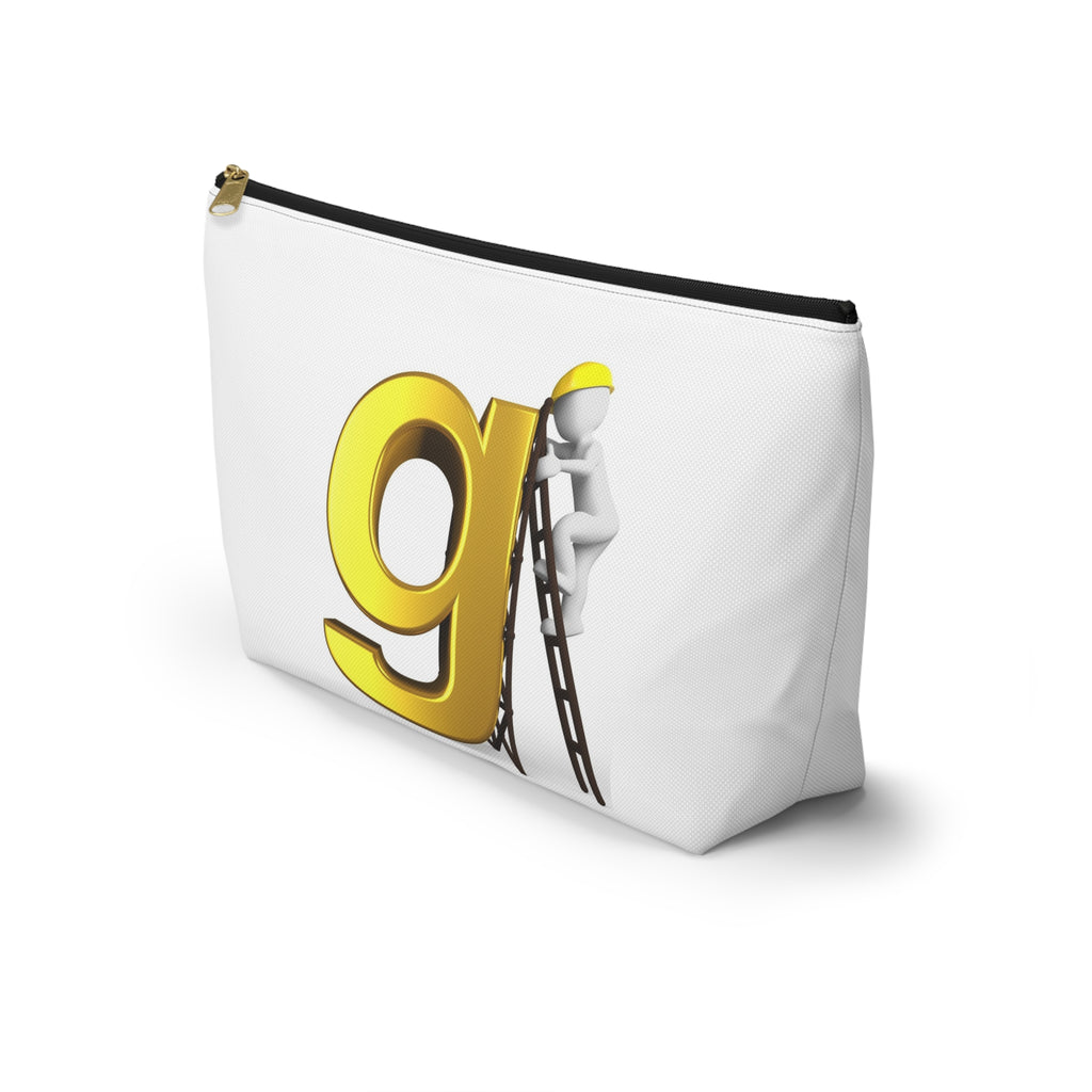 Gold Letter G with Worker Ladder Accessory Pouch