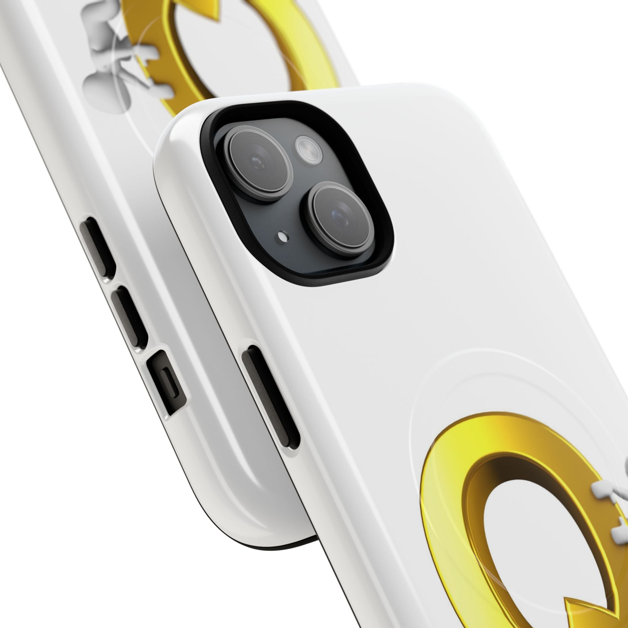 Gold Letter Q design phone case | Magnetic Tough Case