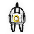 Gold Q Monogram Clear Stadium Backpack | Transparent School Bag