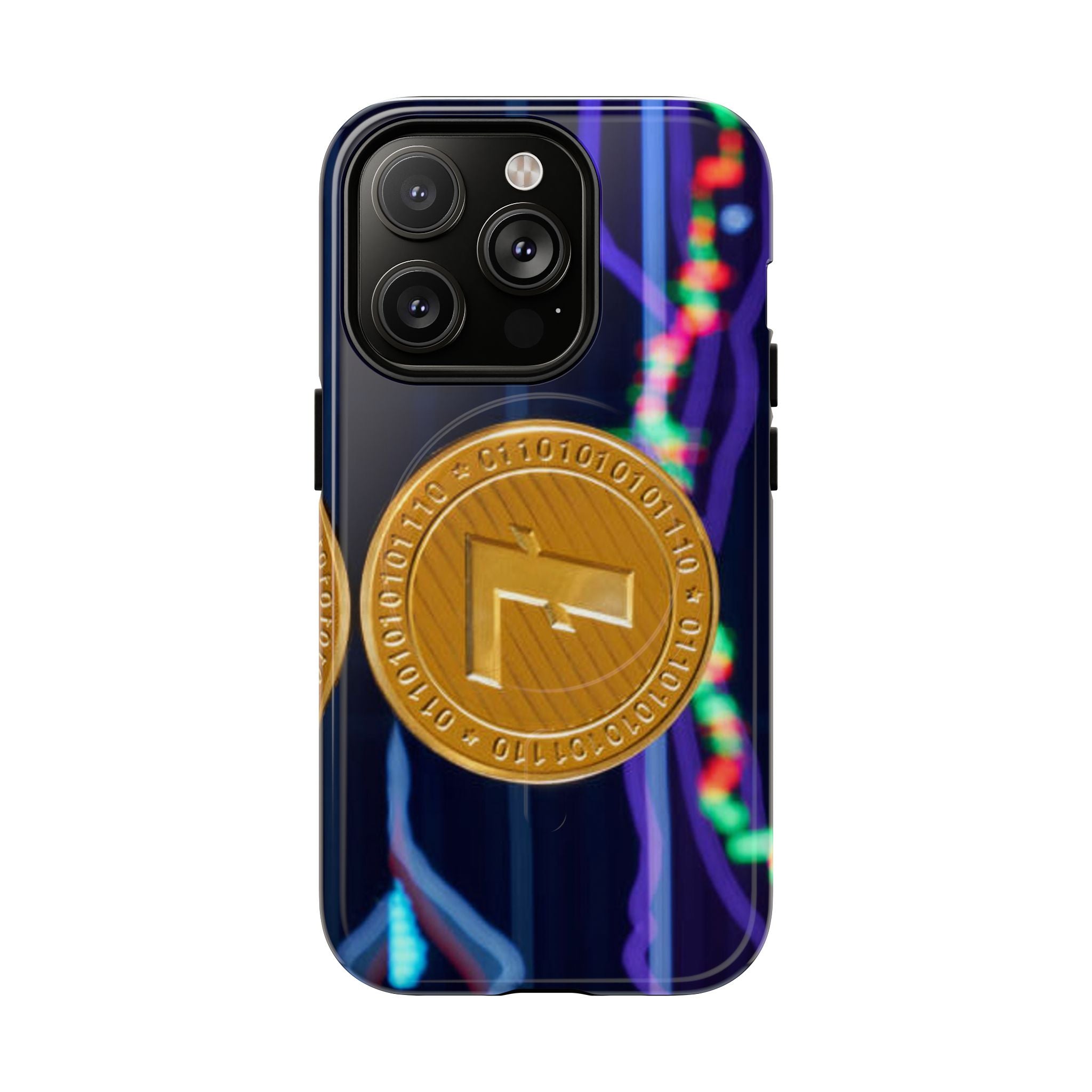 Coque de téléphone Litecoin Crypto Coin | Coque magnétique résistante, design Blockchain