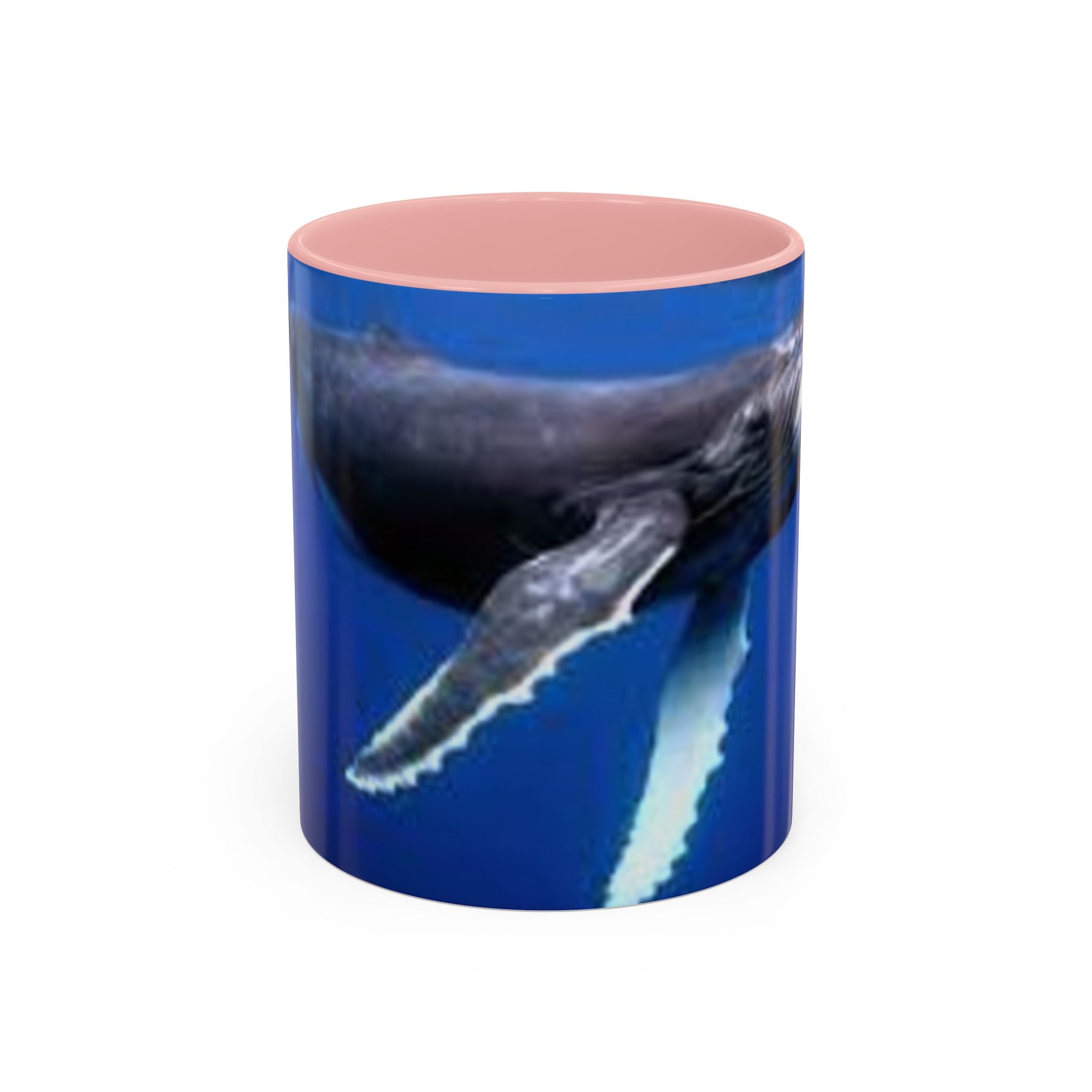 Humpback Whale Ocean Photo Accent Coffee Mug | Whale Lover Mug