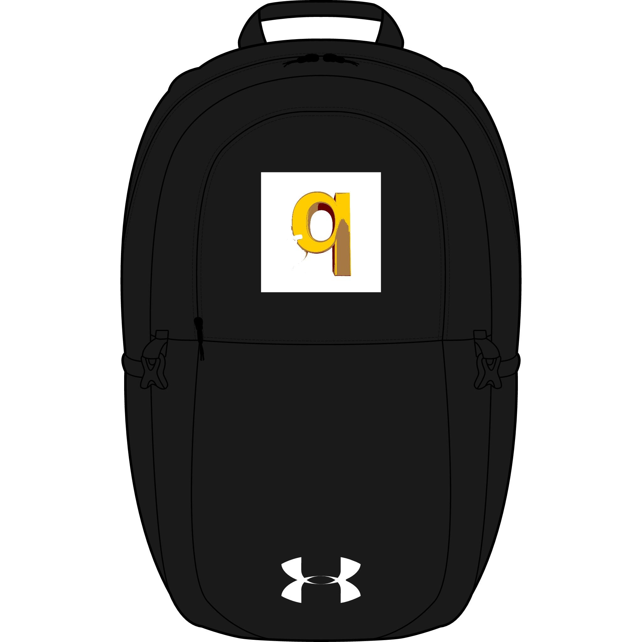 Gold Letter Q Patch Backpack | Embroidered Under Armour All Sport Backpack